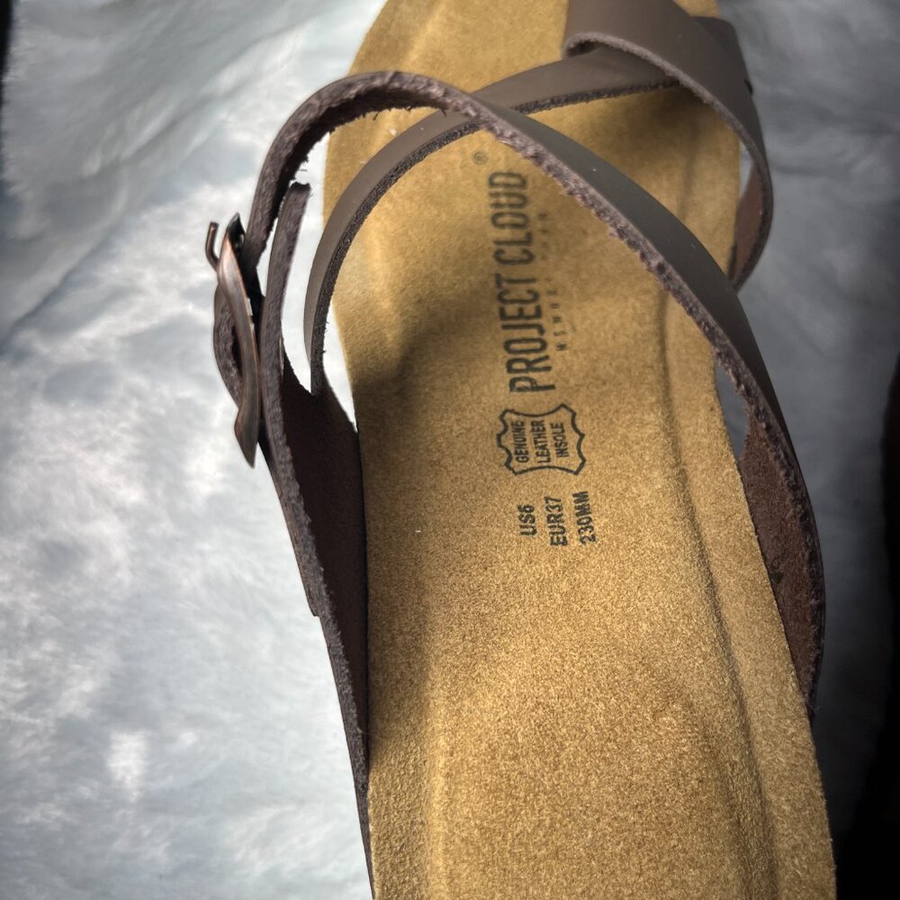 Project Cloud-Leather Platform Sandals - Memory F… - image 7